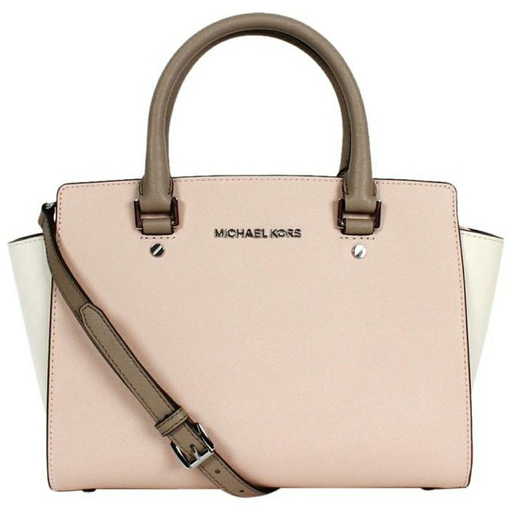 SOLD- Michael kors Safiano leather bag